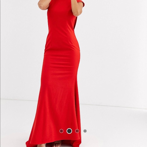 Classy red dress - Picture 4 of 4